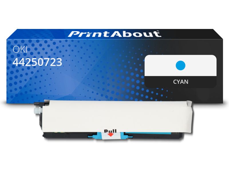 Toner compatible PrintAbout - Cyan (44250723)