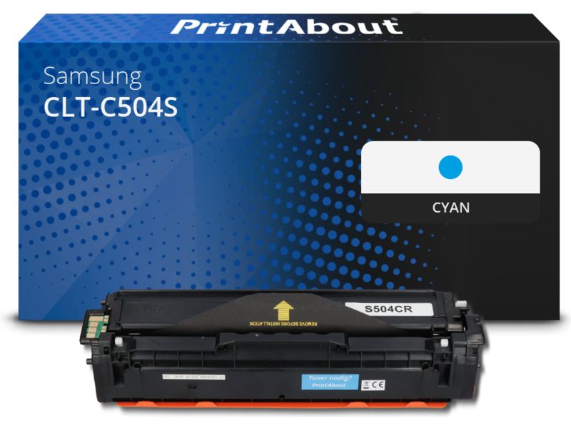 Toner Samsung CLT-C504S (SU025A) Compatible - Cyan par PrintAbout