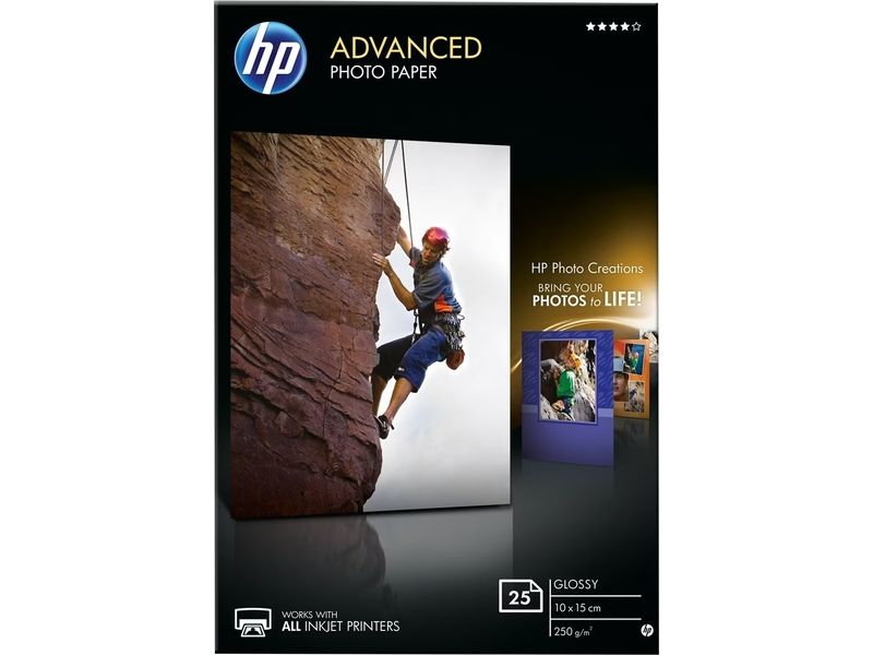 HP Photo Paper (10x15, 25 Sheets)