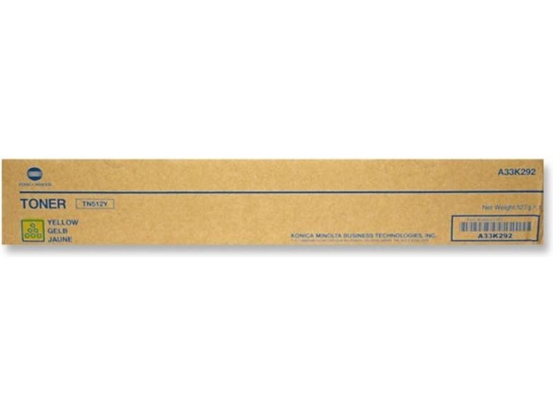 Konica Minolta A33K252 Yellow Toner (TN-512Y)