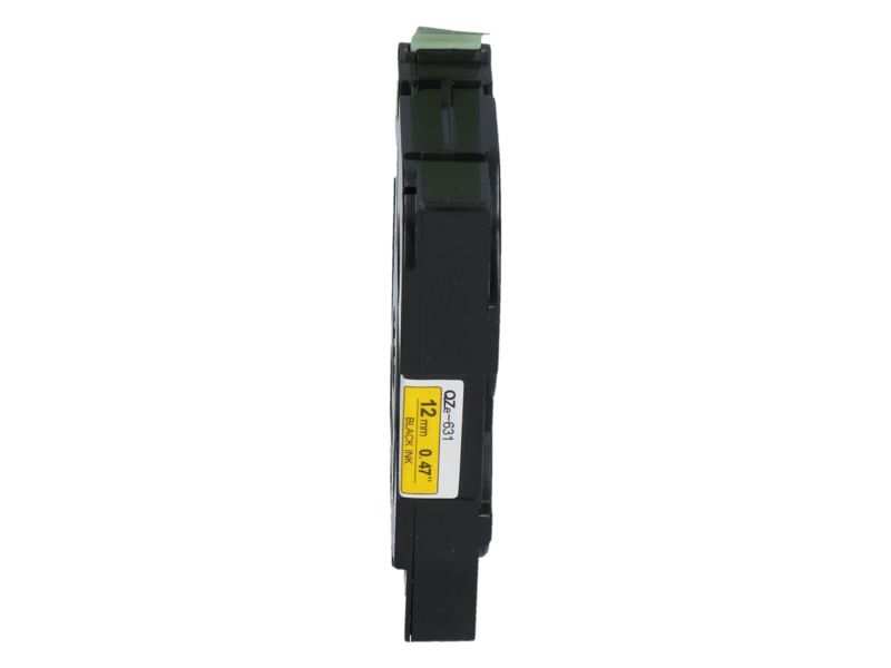 Cintas compatibles para Brother TZe-631 - 12 mm - Negro sobre amarillo