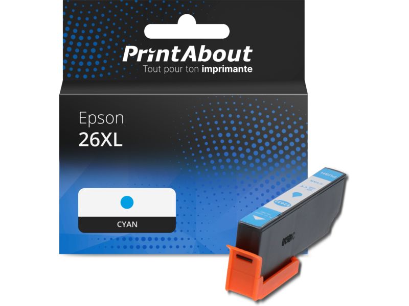 Epson 26XL Compatible Cartridge - Cyan - High Capacity