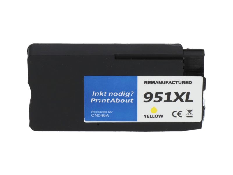 Cartouche compatible PrintAbout HP 951XL - Jaune - Grande capacité