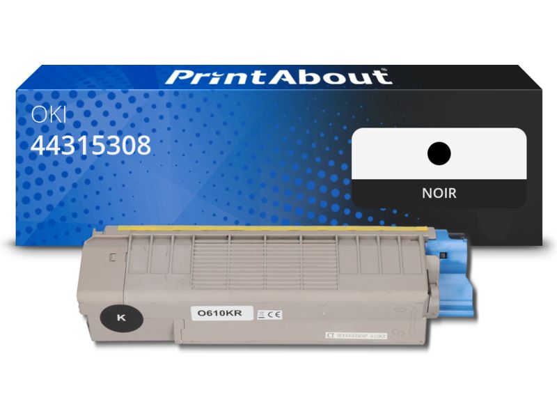 Toner compatible PrintAbout - Negro (44315308)