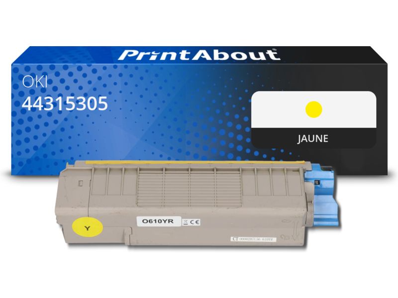 Toner compatible PrintAbout OKI - Amarillo (44315305)