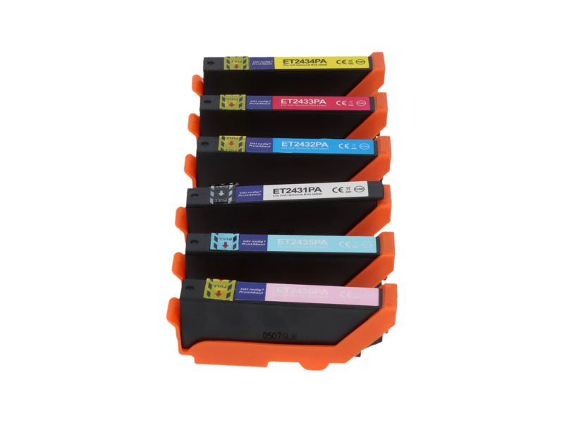 Cartouche compatible Epson 24XL (T2438) - 6 couleurs - Grande capacité - Multipack par PrintAbout