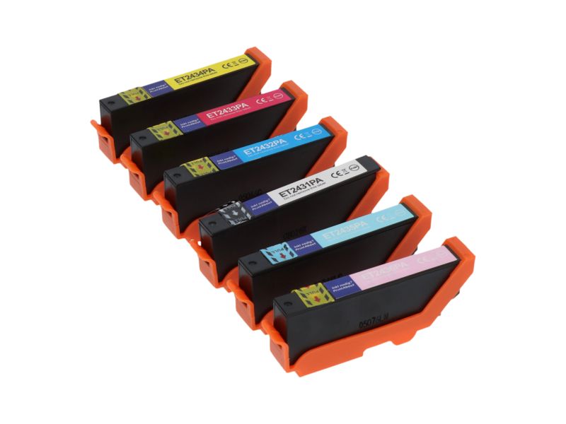 Cartouche compatible Epson 24XL (T2438) - 6 couleurs - Grande capacité - Multipack par PrintAbout