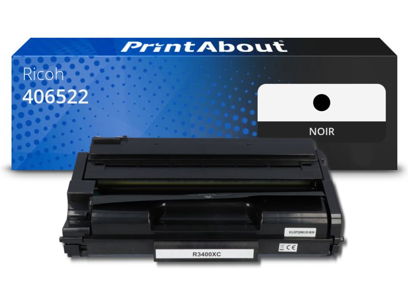 Toner Ricoh Compatible PrintAbout 406522 - Noir