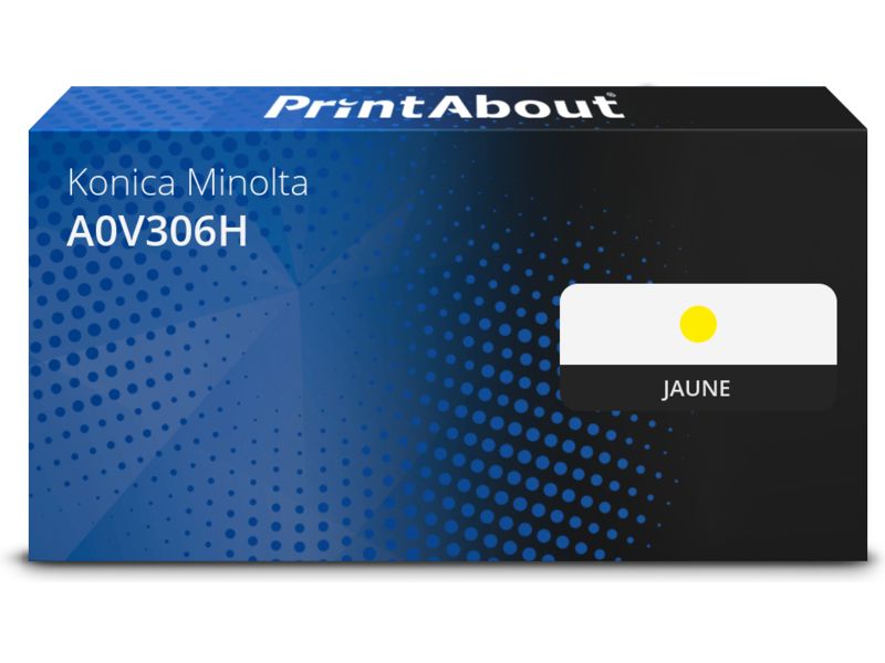 Toner PrintAbout Konica Minolta A0V306H - Amarillo - Alta capacidad