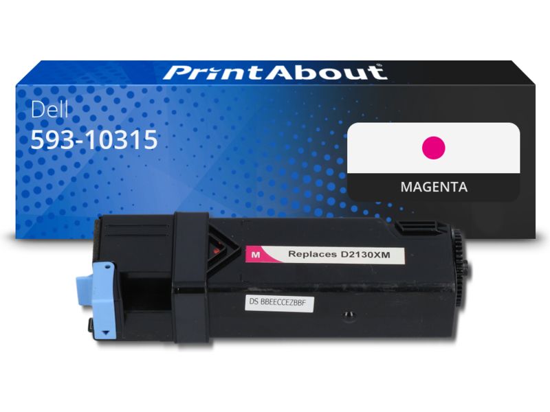 Cartouche d'encre compatible Dell PrintAbout (FM067) - Magentha, 593-10315, 3000 pages