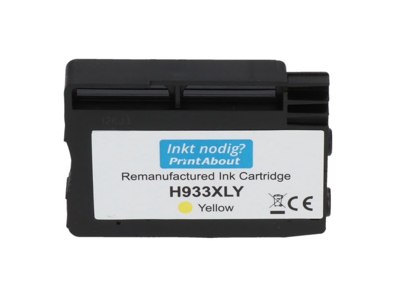 Tinta de impresión compatible PrintAbout HP 933XL - Amarillo - Alta capacidad