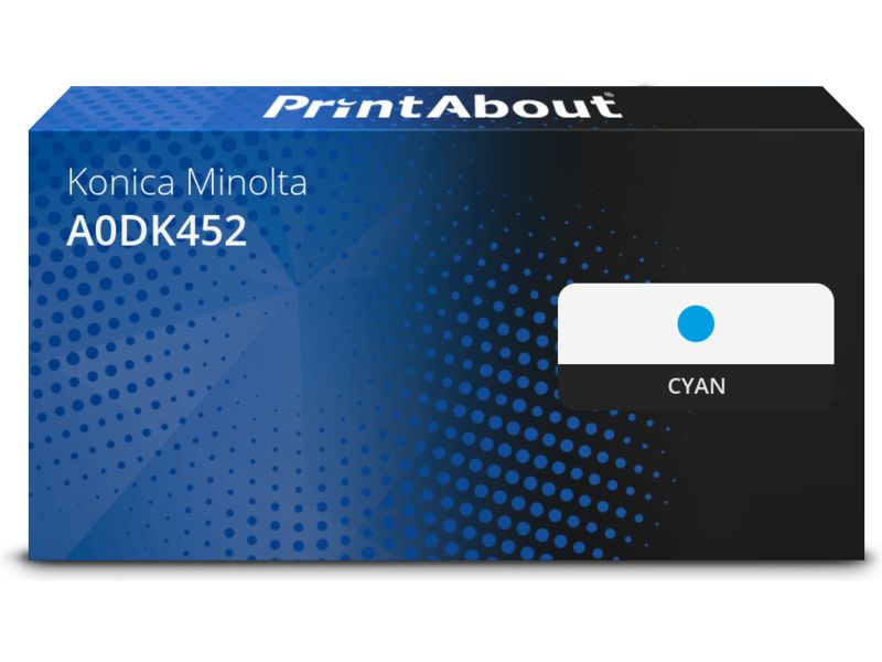 Toner Konica Minolta A0DK452 Cyan PrintAbout