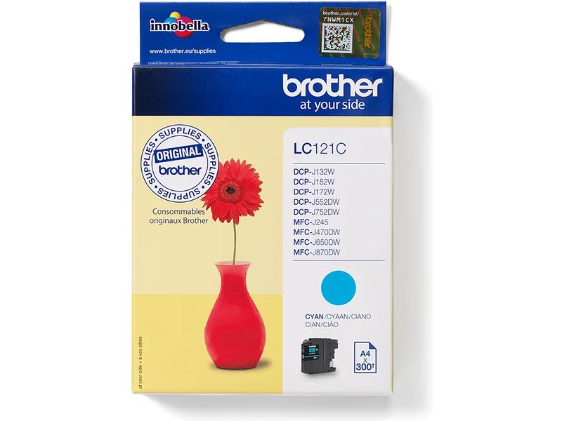 Cartuchas de tinta Brother LC-121C - cian