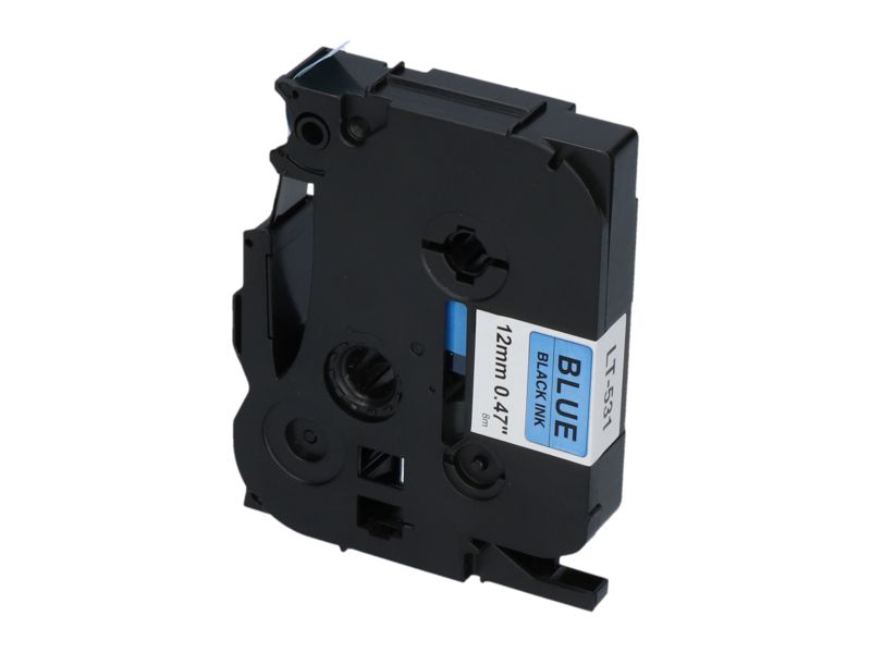 Cintas compatibles para Brother TZe-531 - 12 mm - Negro sobre azul