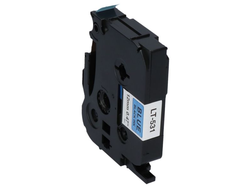 Cintas compatibles para Brother TZe-531 - 12 mm - Negro sobre azul