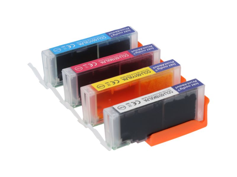 Cartouche d'encre compatible Canon CLI-551 XL Multipack - 4 couleurs - Grande capacité