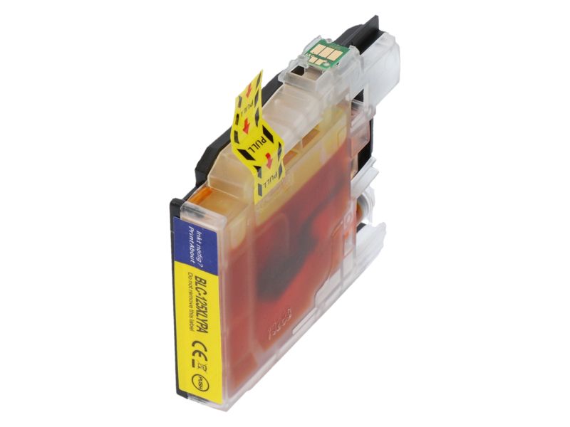 Brother LC-125XLY Compatible Cartridge - Yellow - High Capacity