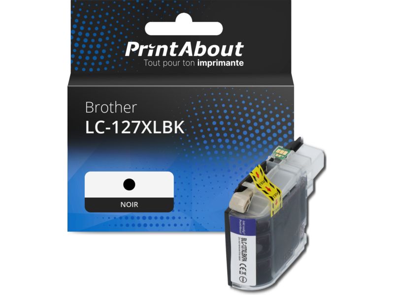 Cartucho de tinta Brother LC-127XLBK - Negro - Alta capacidad