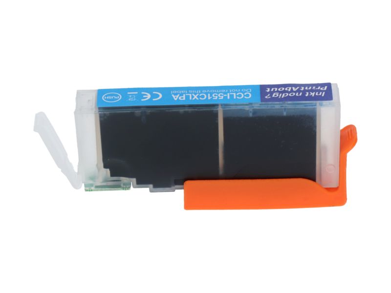 Cartucho de tinta compatible Canon CLI-551C XL - Cian - Gran capacidad