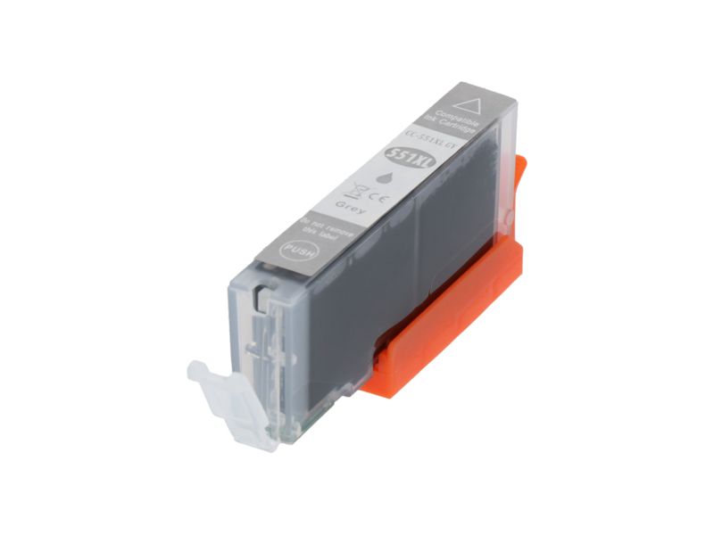 PrintAbout Canon CLI-551GY XL Ink Cartridge - Gray - High Capacity