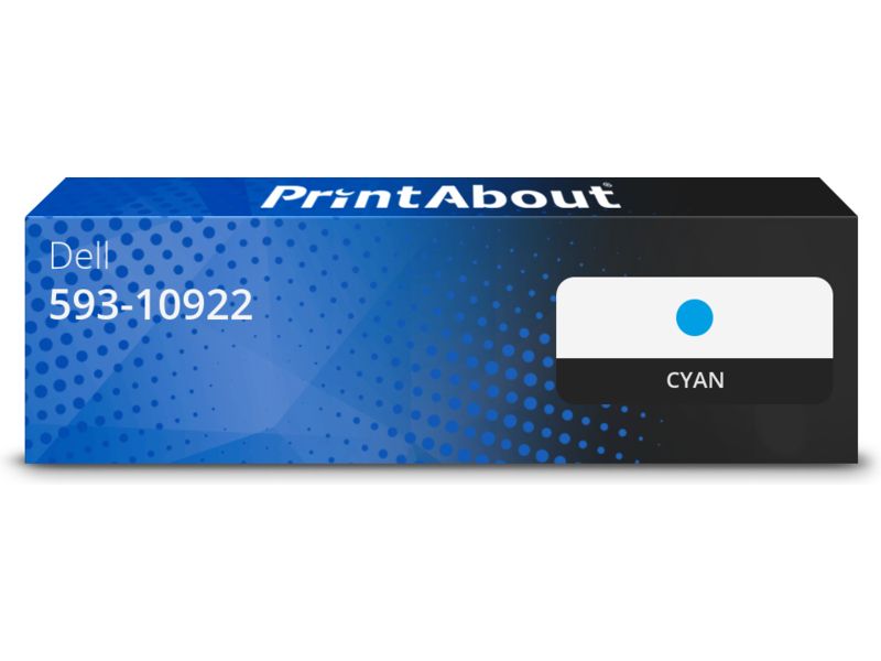 PrintAbout Compatible Dell Toner 593-10922 (G450R) - Cyan