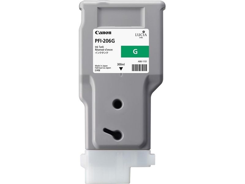 Cartouche d'encre Canon PFI-206G - Vert