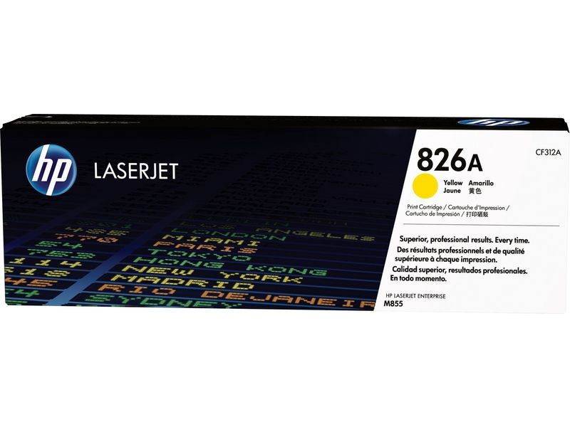 Cartouche de toner HP 826A (CF312A) Jaune