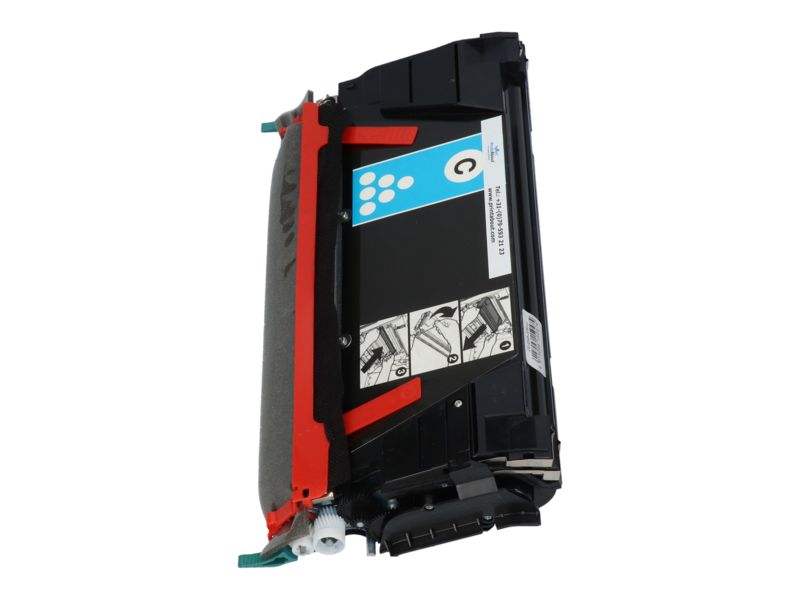 Toner compatible Lexmark C736H2CG - Cian - Alta capacidad