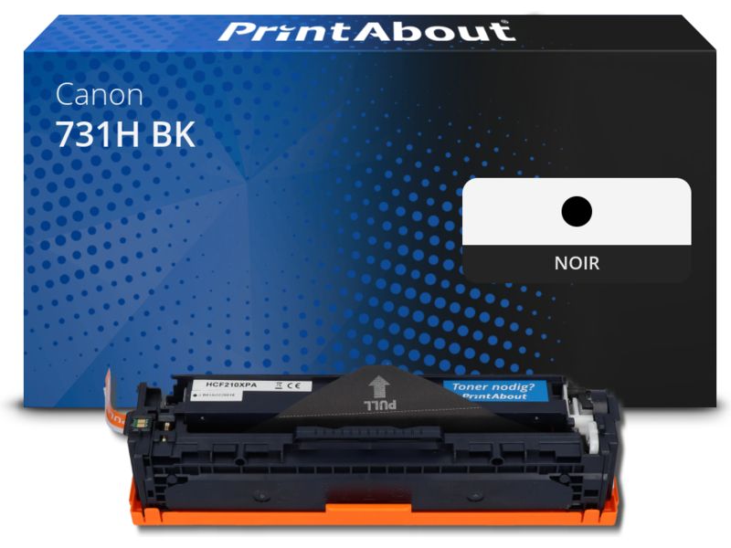 Toner compatible PrintAbout Canon 731H BK - Noir - Grande capacité