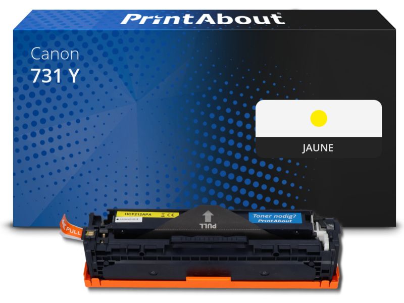 Toner Canon 731Y Amarillo Compatible de PrintAbout