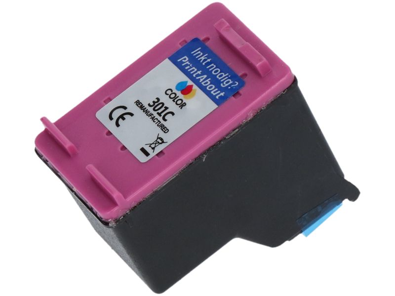Cartouche d'encre PrintAbout HP 301 Triple couleur (CH562EE) - 15 ml