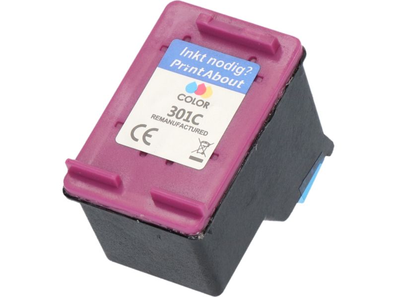 Cartouche d'encre PrintAbout HP 301 Triple couleur (CH562EE) - 15 ml
