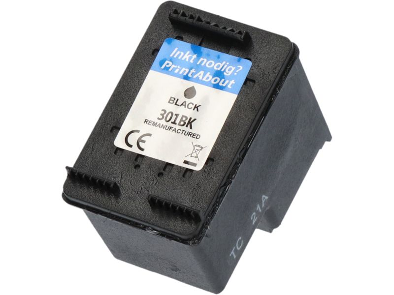 Cartouche compatible HP 301 PrintAbout - Noir (CH561EE)