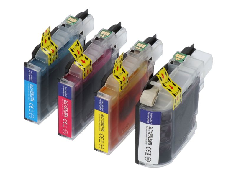 Cartucho compatible Brother LC-127XLVALBP - 4 colores - Alta capacidad - Multipack por PrintAbout