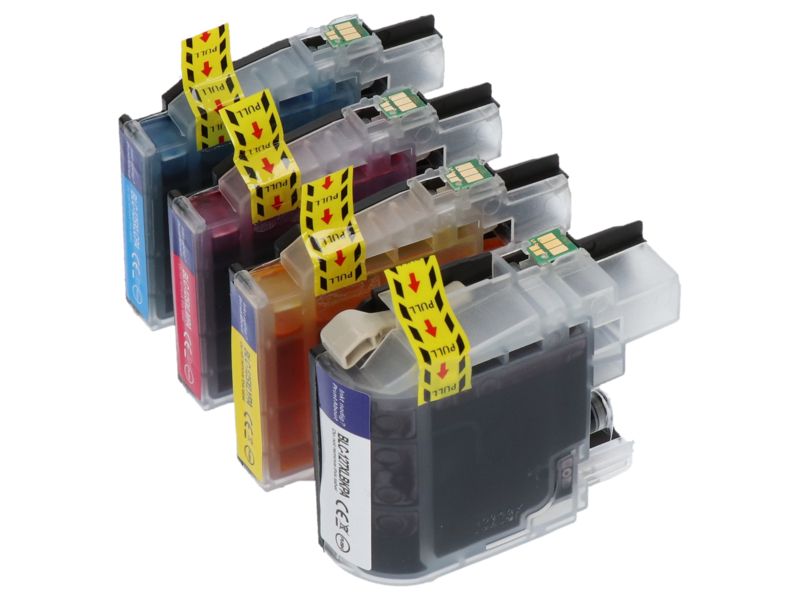 Cartucho compatible Brother LC-127XLVALBP - 4 colores - Alta capacidad - Multipack por PrintAbout