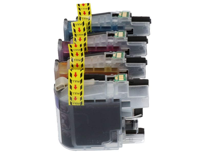 Cartucho compatible Brother LC-127XLVALBP - 4 colores - Alta capacidad - Multipack por PrintAbout