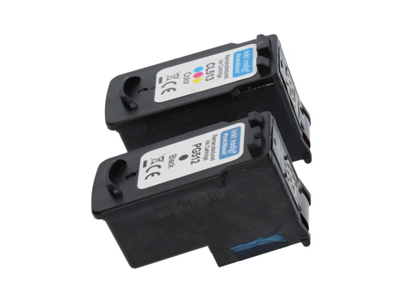 Cartucho de tinta compatible PrintAbout para Canon PG-512 / CL-513 - Negro + 3 colores - Alta capacidad - Multipack