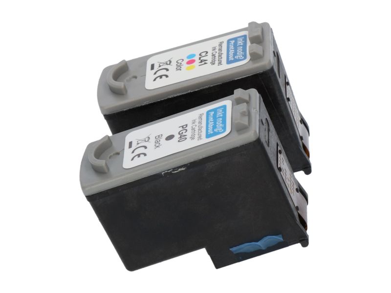 Multipack de cartuchos de tinta PrintAbout compatibles con Canon PG-40/CL-41 - Negro + 3 colores