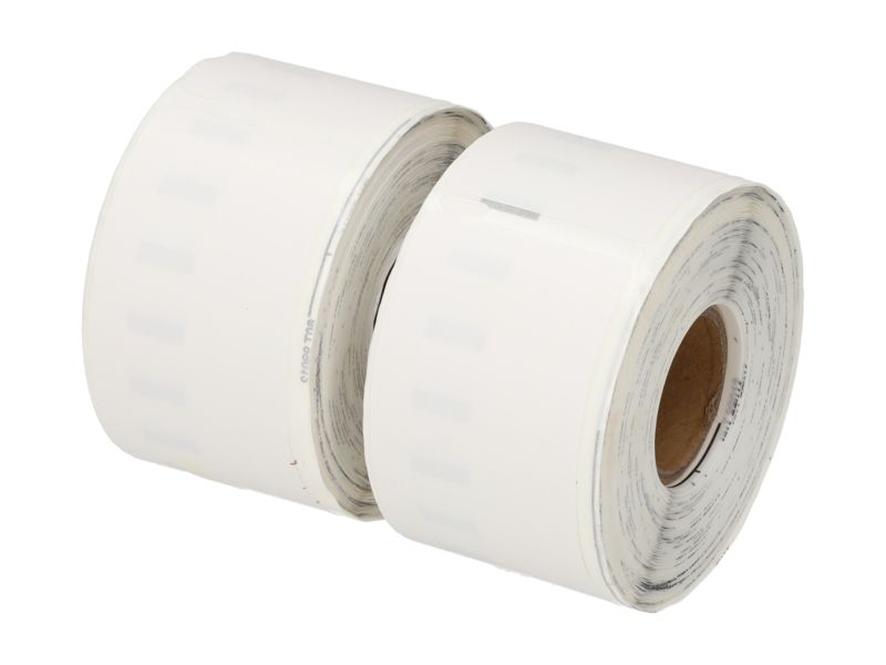 Etiqueta Dymo Negro sobre Blanco, 36 mm x 89 mm, 2 rollos