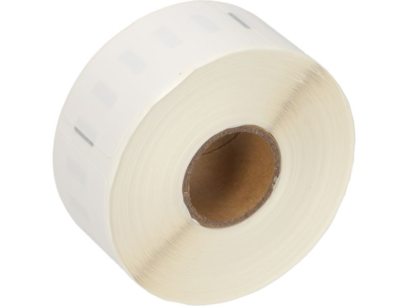 Etiqueta compatible Dymo - (19 mm x 51 mm) - Negro sobre blanco