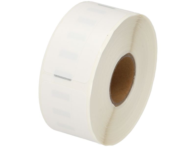 Etiqueta compatible Dymo - (19 mm x 51 mm) - Negro sobre blanco