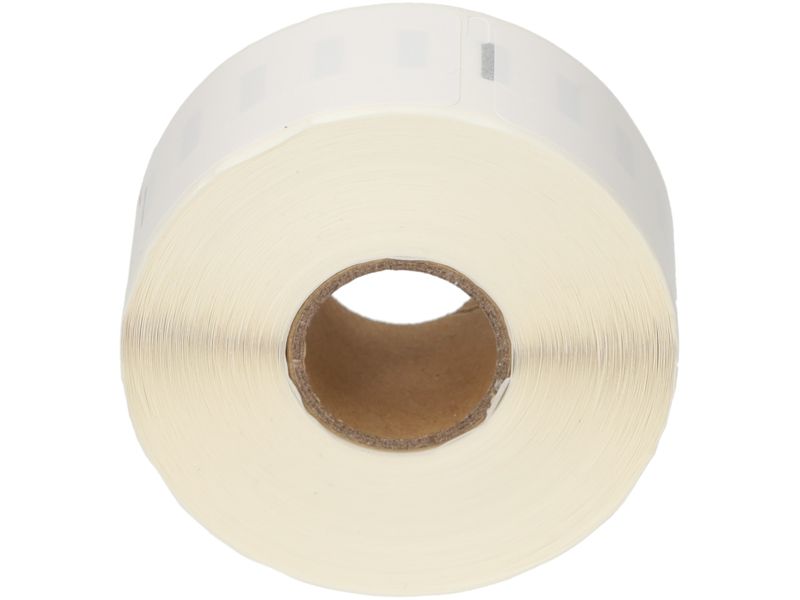 Etiqueta compatible Dymo - (19 mm x 51 mm) - Negro sobre blanco