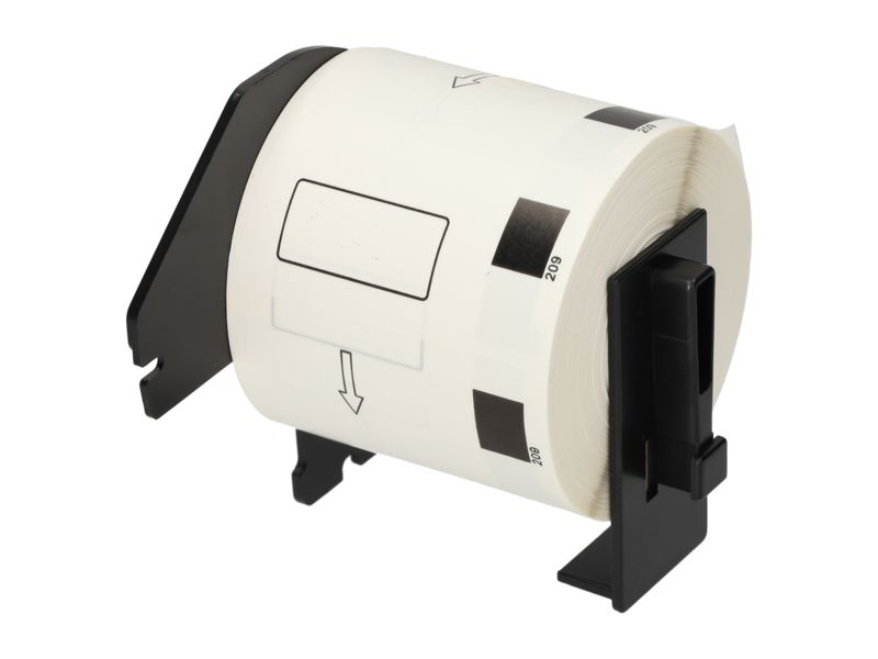 Etiqueta compatible Brother DK-11209 - 29 mm x 62 mm - Negro sobre blanco