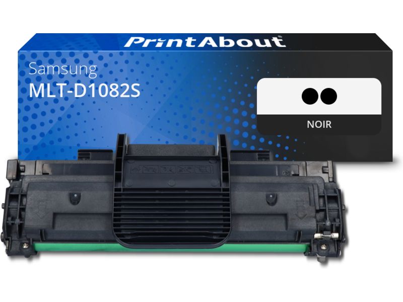 Samsung MLT-D1082S (SU781A) Black Toner Compatible with PrintAbout - 2-Pack