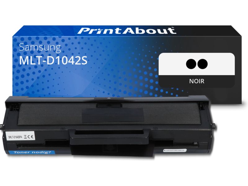 Toner Samsung MLT-D1042S (SU737A) - Noir (lot de 2)