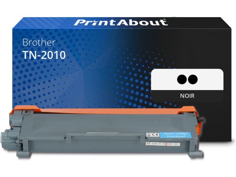 Brother TN-2010 Compatible Toner - Pack of 2 - Black - Multipack