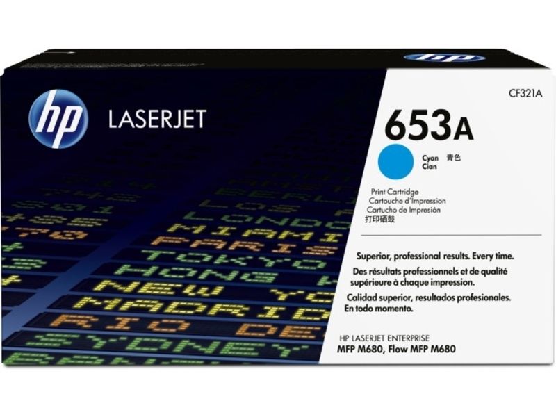 Cartouche d'encre HP 653A Cyan (CF321A)