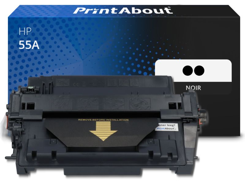 Toner compatible HP 55A (CE255AD) - 2x Noir - Multipack