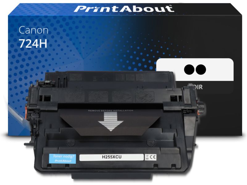 Toner Canon 724H Noir - Grande Capacité (Multipack 2 Pièces)