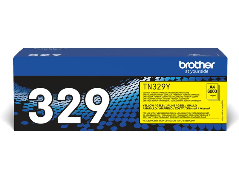 Toner Brother TN-329Y Jaune - Capacité élevée